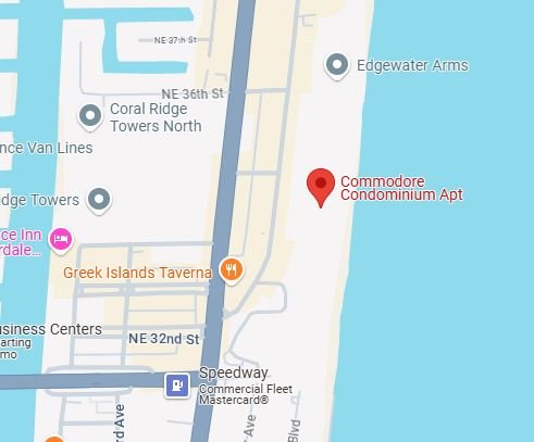 COMMODORE,3430 Galt Ocean Dr