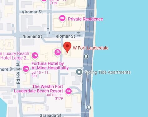 the W Fort Lauderdale,